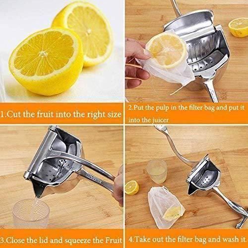 Manual Fruit Press Aluminum Squeezer/Juicer